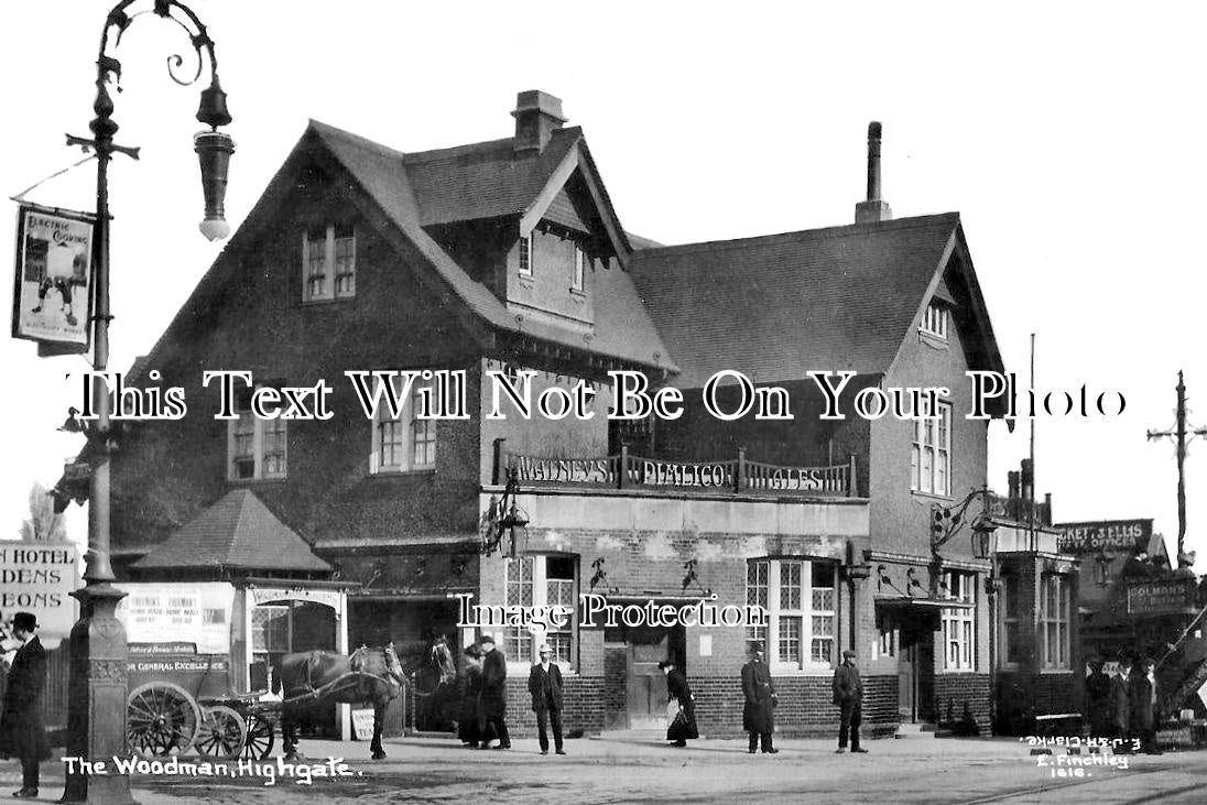 LO 4026 - The Woodman Pub, Highgate, London