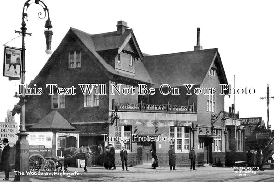 LO 4026 - The Woodman Pub, Highgate, London