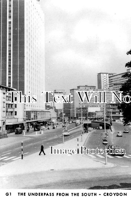 LO 4051 - The Underpass From The South, Croydon, London