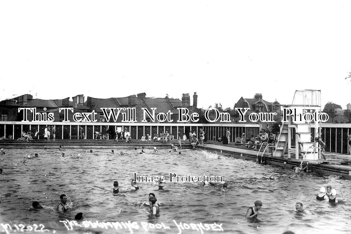 LO 4087 - The Swimming Pool, Hornsey, London