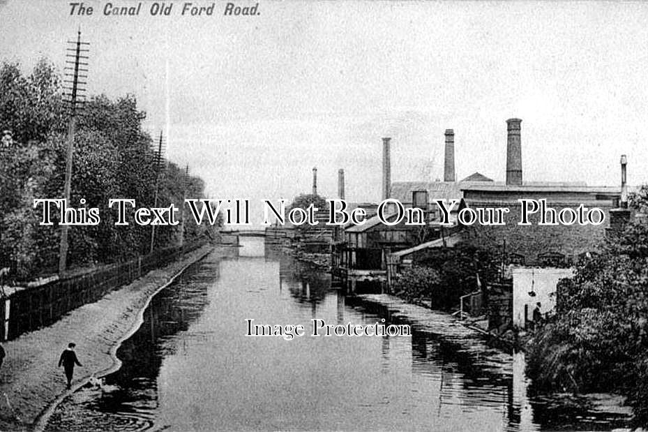 LO 41 - The Canal, Old Ford Road, Bethnal Green, London c1906