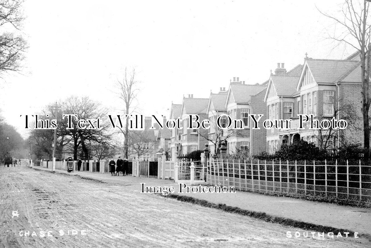 LO 4120 - Chase Side, Southgate, London c1906