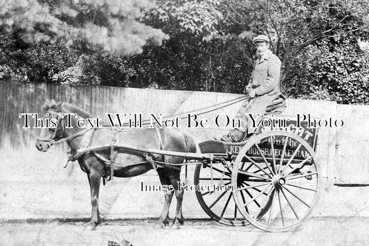 LO 4121 - Horse & Cart, Kent House, Beckenham, London c1908