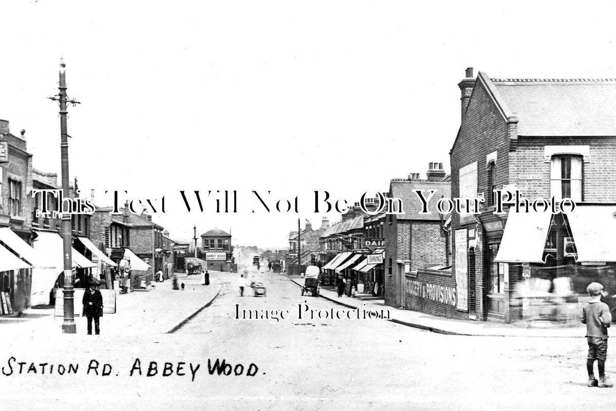 LO 4203 - Station Road, Abbey Wood, London c1905