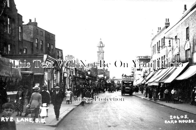 LO 4209 - Rye Lane, Peckham, London c1928