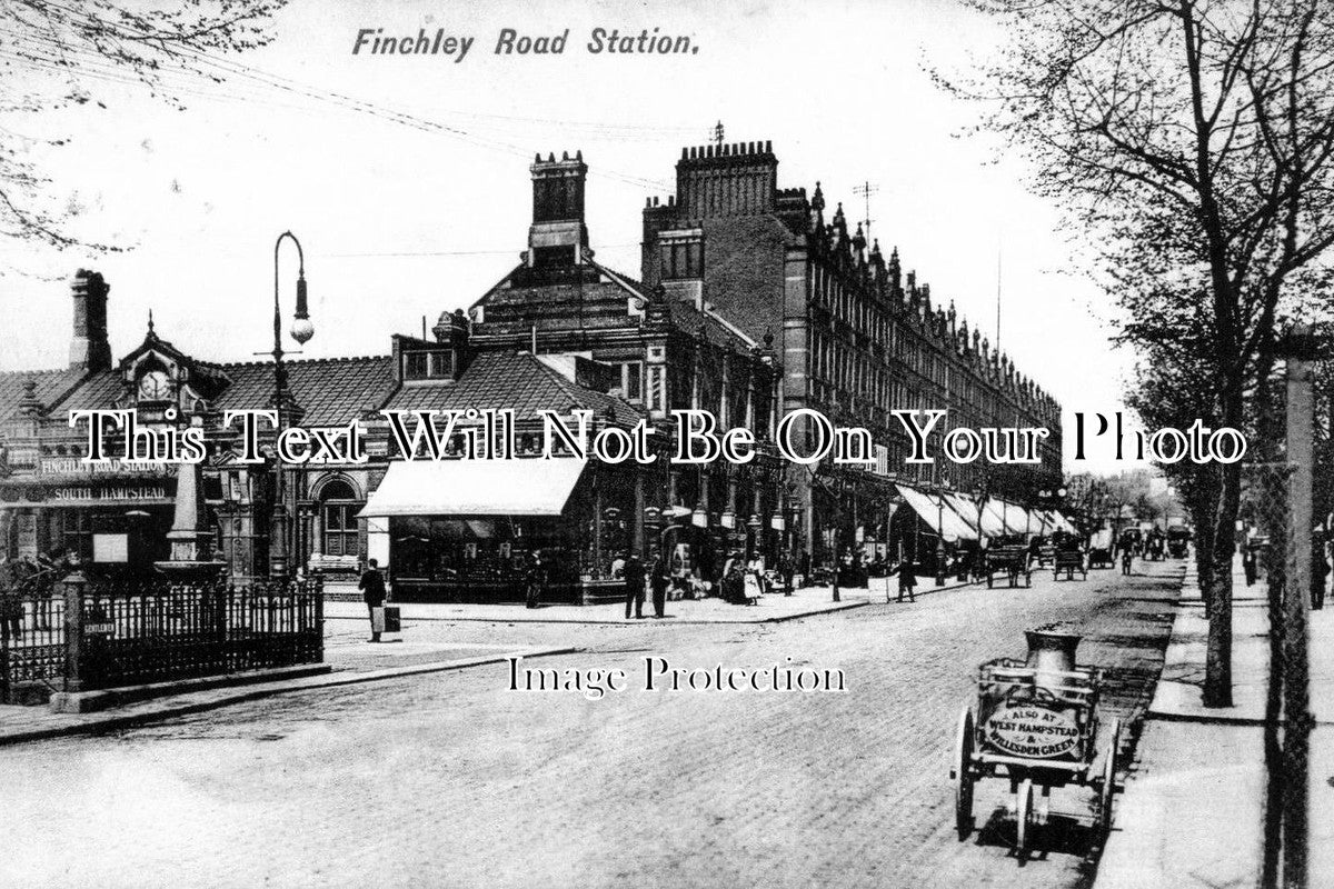 LO 424 - Finchley Road Metropolitan Railway Station, Hampstead, London ...