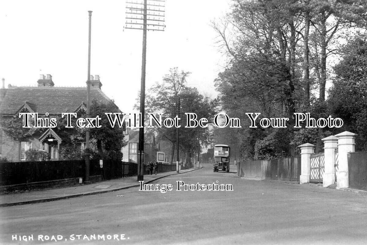 LO 4258 - High Road, Stanmore, London c1948