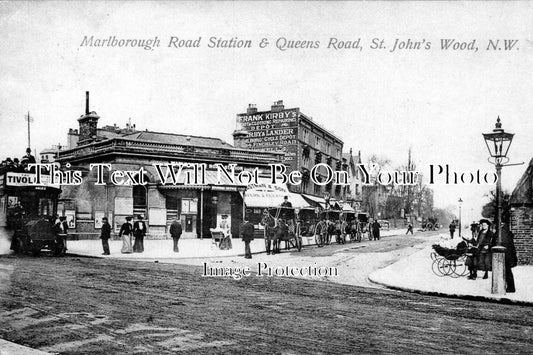 LO 426 - Marlborough Road Station & Queens Road, St John's Wood, London