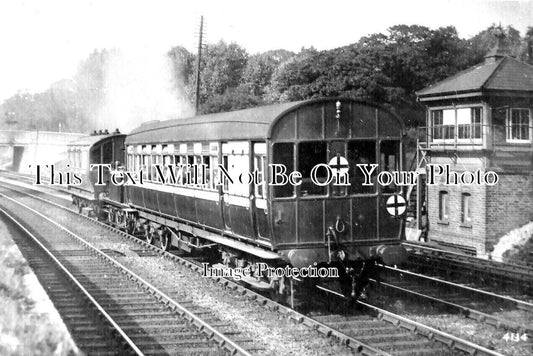 LO 4260 - Train Passing Balham Signal Box, Railway, London c1925