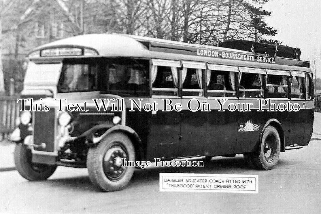 LO 4279 - London Bournemouth Service Bus, Daimler, London