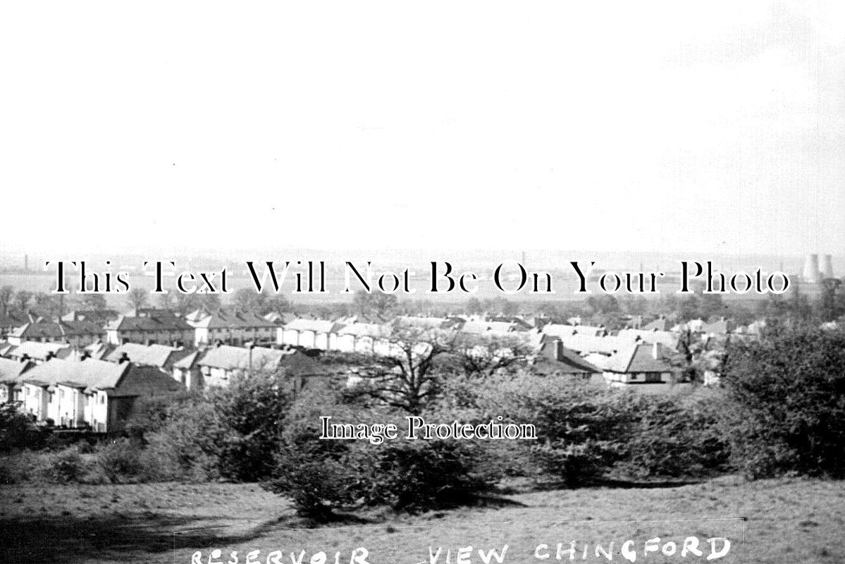 LO 4305 - Reservoir View Chingford, London c1935