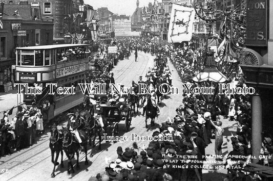 LO 4334 - Royal Visit To Camberwell Gate, Southwark, London