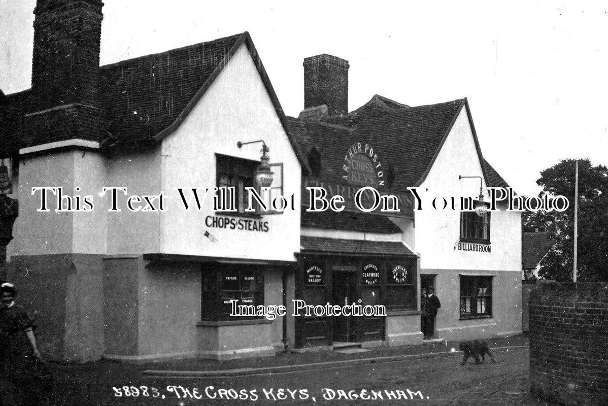 LO 4353 - The Cross Keys Pub, Dagenham, Essex c1914