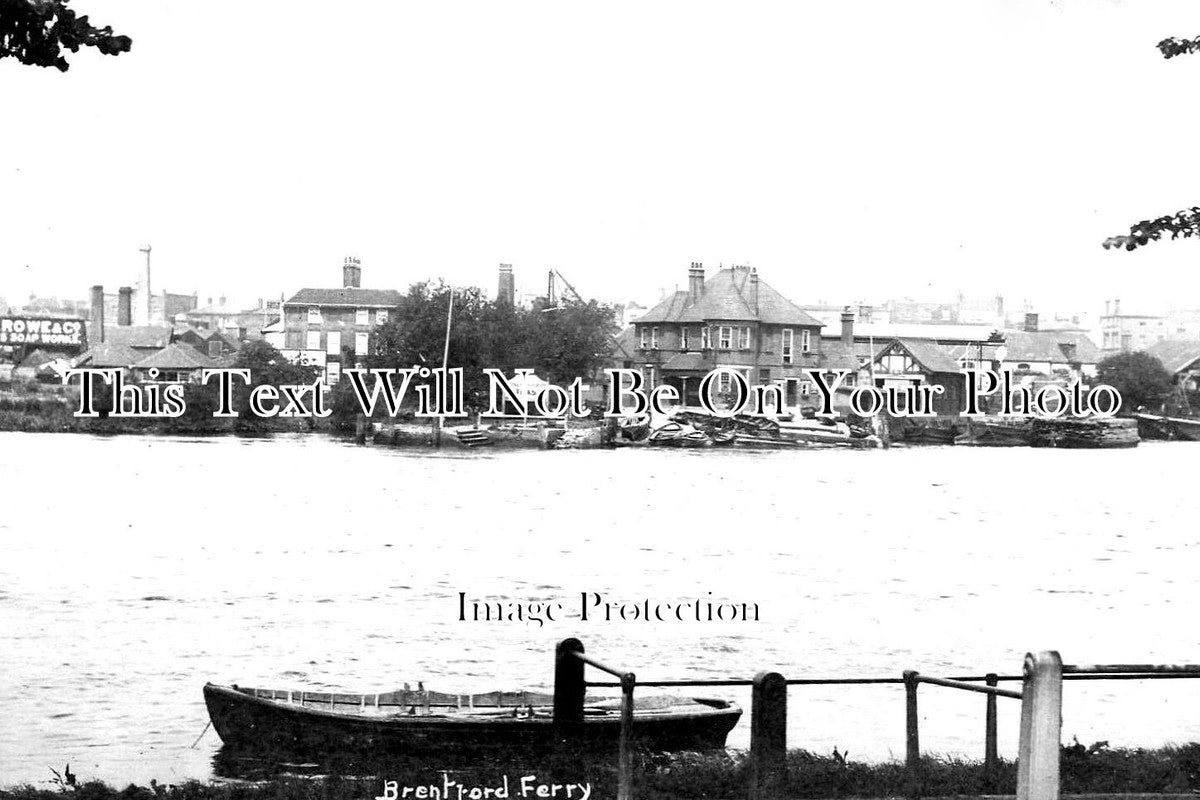 LO 4394 - Brentford Ferry, Ferry Lane, Hounslow, London c1905