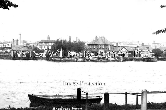 LO 4394 - Brentford Ferry, Ferry Lane, Hounslow, London c1905