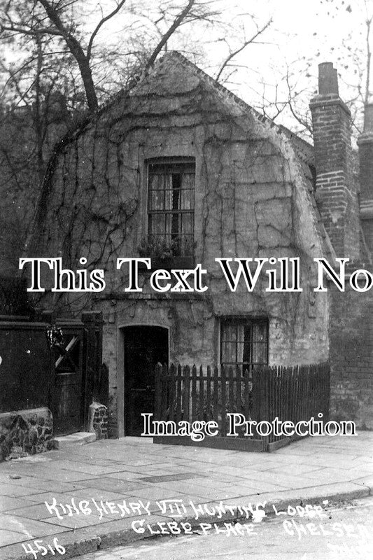 LO 4441 - King Henry VIII Hunting Lodge, Glebe Place, Chelsea, London c1907