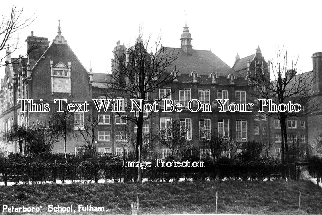 LO 4465 - Peterboro School, Fulham, London c1911