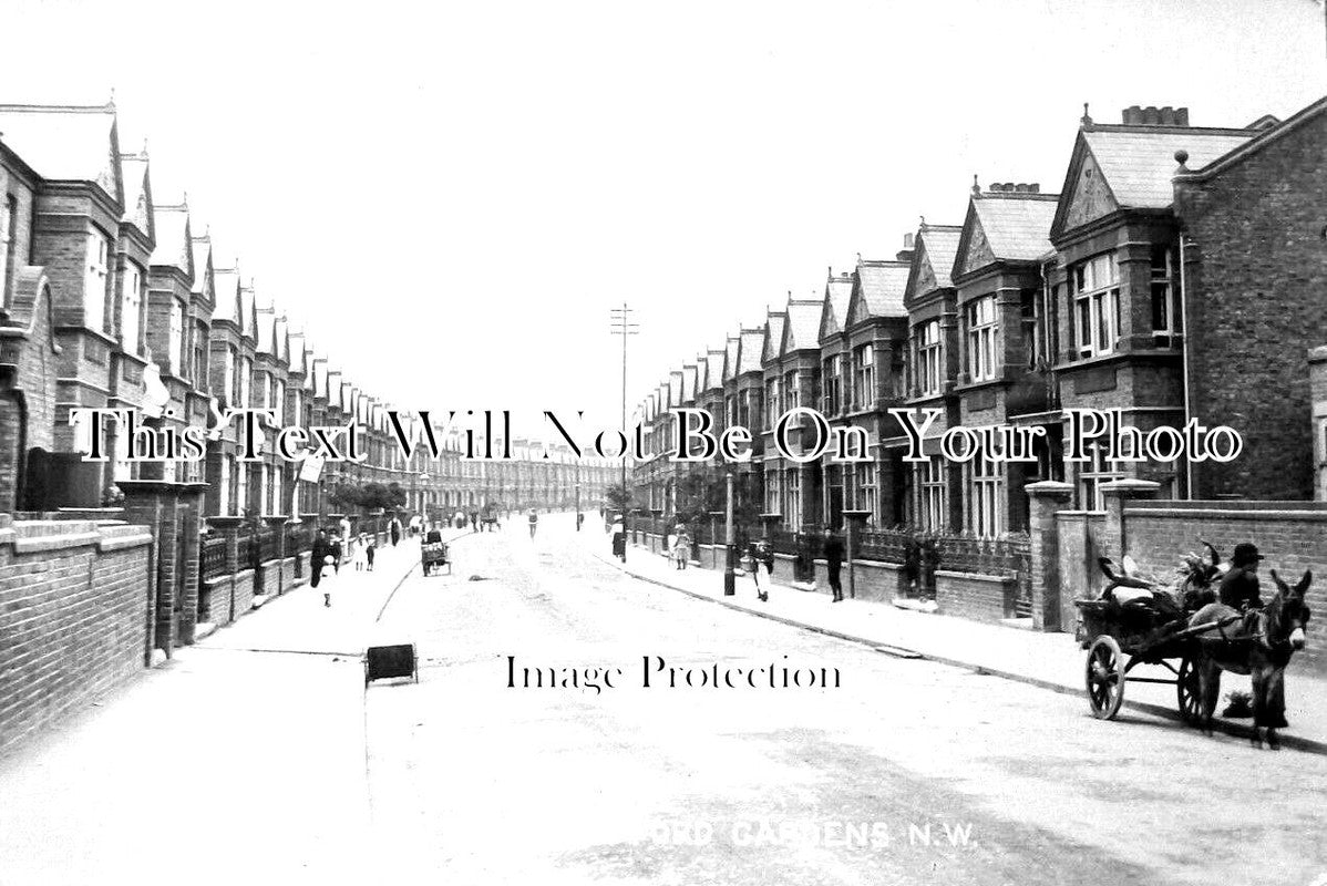 LO 4466 - Clifford Gardens, Kensal Rise, London c1907