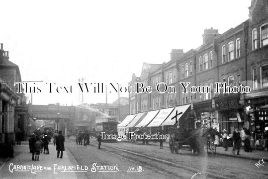 LO 4467 - Garratt Lane & Earlsfield Railway Station, London c1910