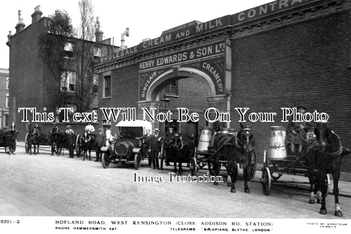 LO 4510 - Edwards Sinclair Creamery, Hofland Road, West Kensington, London