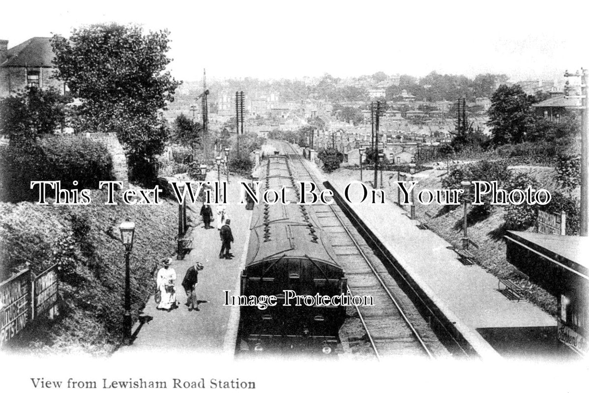 LO 4522 - View From Lewisham Road Railway Station, London