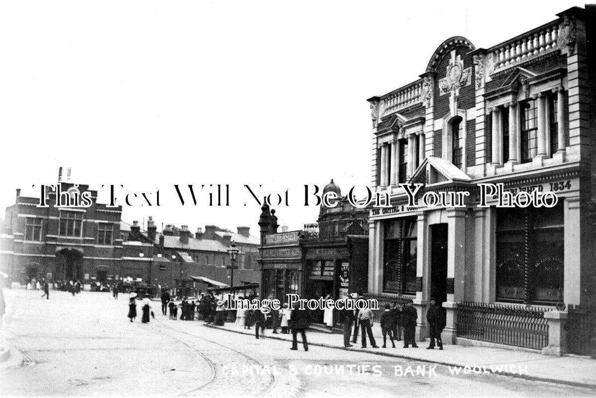 LO 4570 - Capital & Counties Bank, Woolwich, London