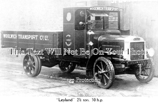 LO 4583 - Leyland Lorry, Woolwich Transport Co, London