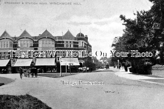 LO 459 - The Broadway & Station Road, Winchmore Hill, Palmers Green, London