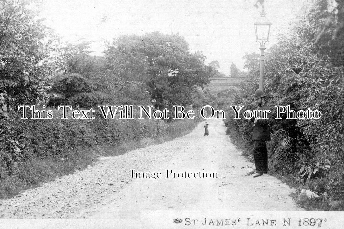 LO 464 - St James Lane, Muswell Hill, London c1897 – JB Archive