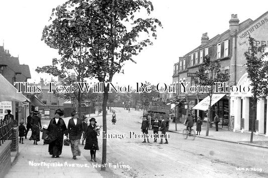 LO 4675 - Northfields Avenue, West Ealing, London c1921