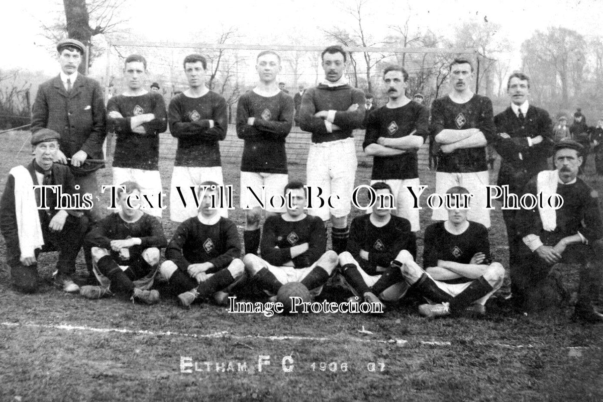 LO 4737 - Eltham FC Football Club Team, London 1906-07
