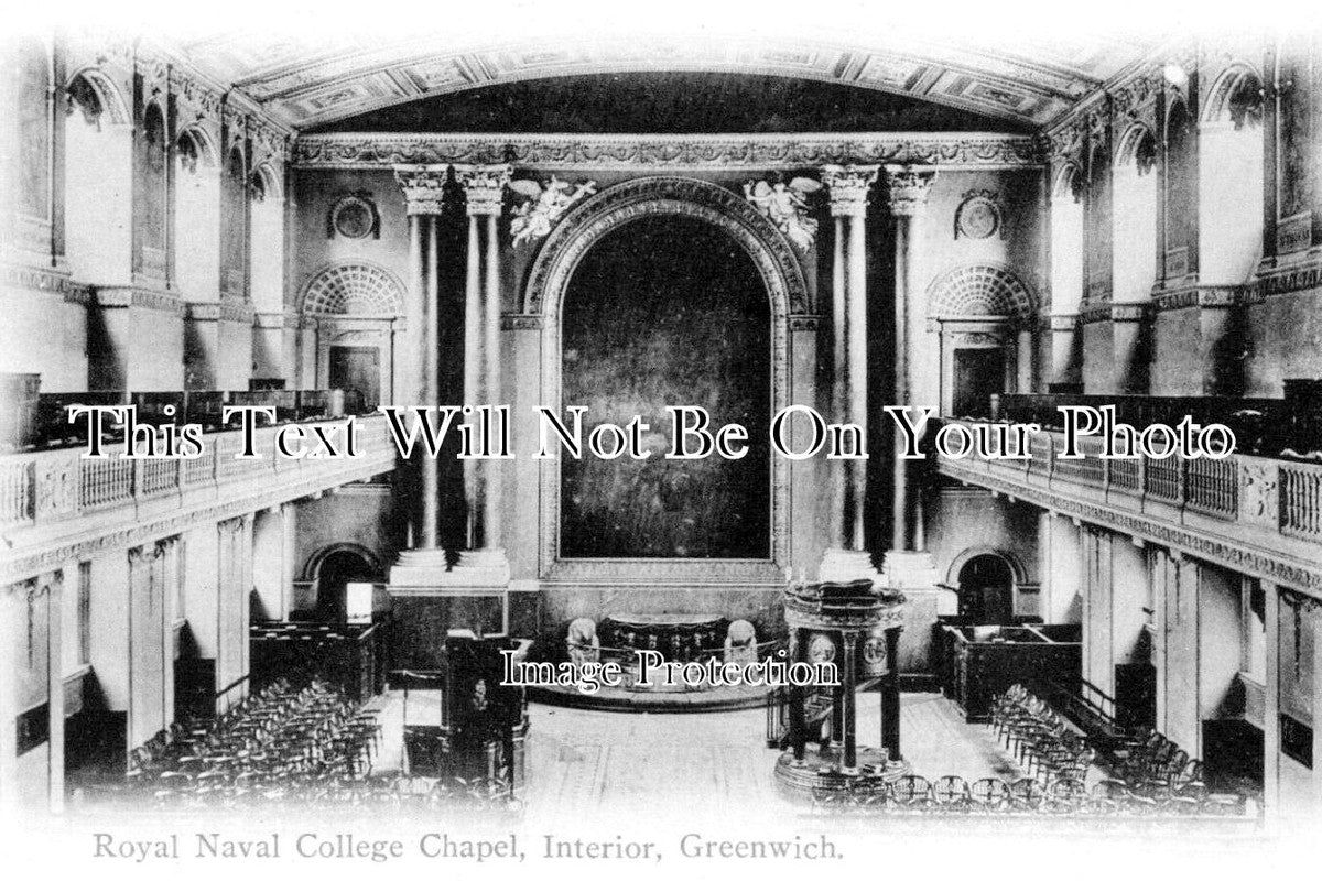 LO 4746 - Royal Naval College Chapel Interior, Greenwich, London