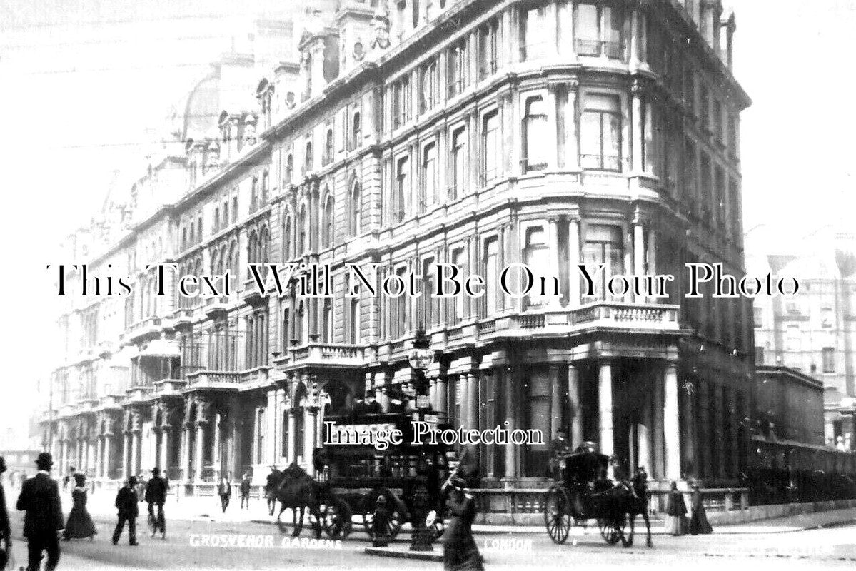 LO 4749 - Grosvenor Gardens, London c1908