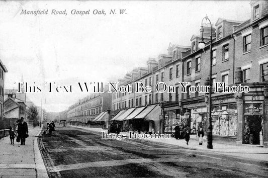 LO 478 - Mansfield Road, Gospel Oak, Hampstead, London c1928