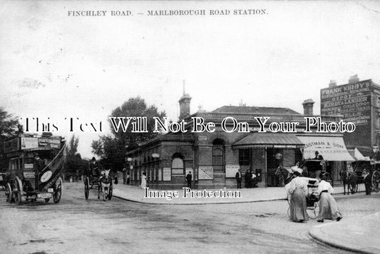 LO 484 - Marlborough Road Station, Finchley Road, St John's Wood, London
