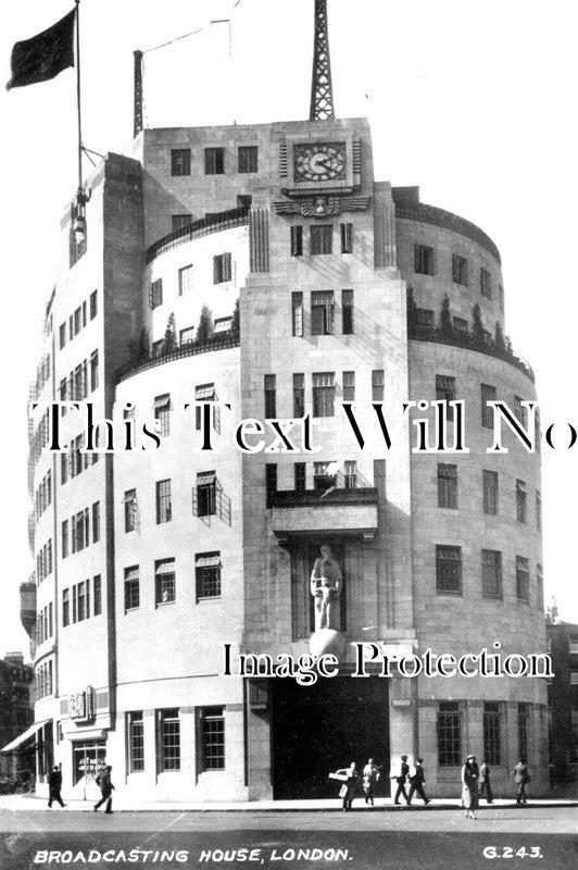 LO 4859 - BBC Broadcasting House, Portland Place, London