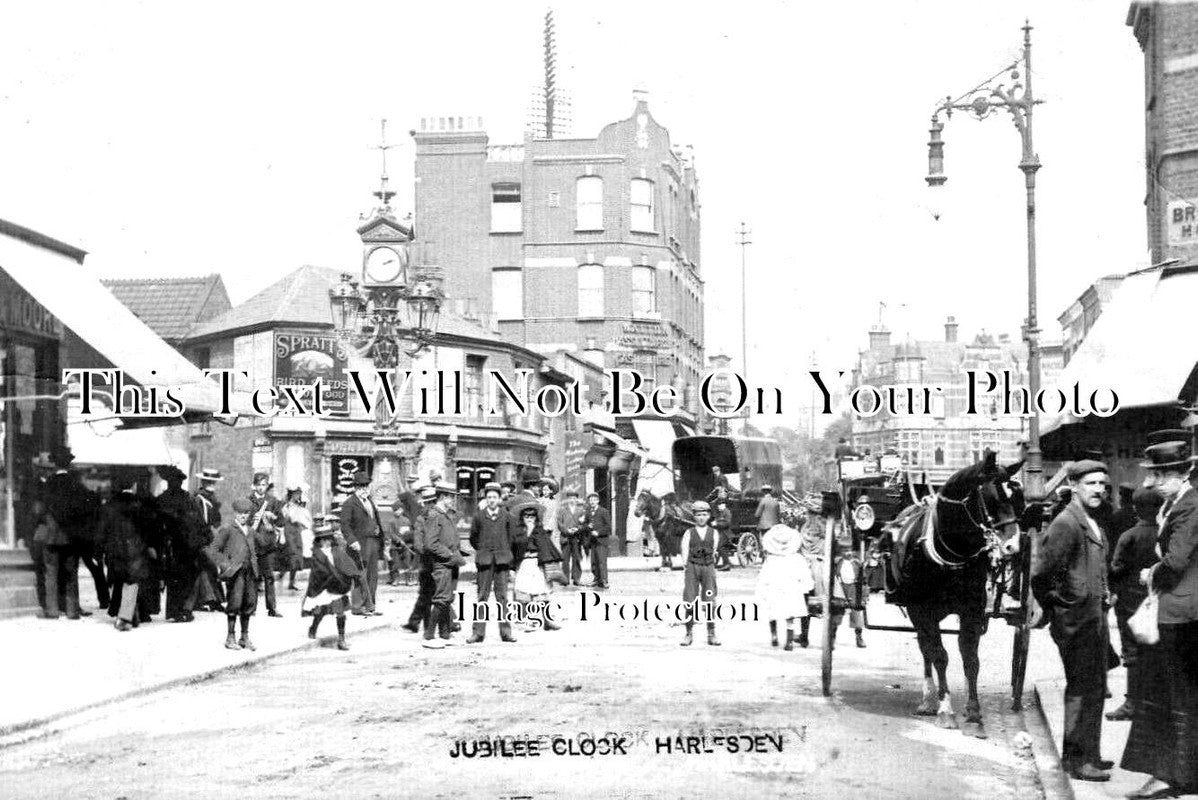 LO 4869 - Jubilee Clock, Harlesden, London