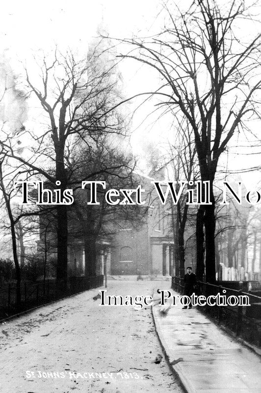 LO 4898 - St Johns Church, Hackney, London