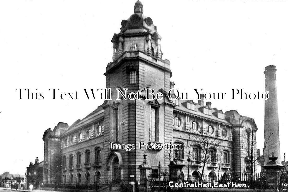 LO 4937 - Central Hall, East Ham, London c1910