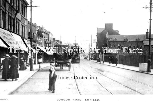 LO 4958 - London Road, Enfield c1916