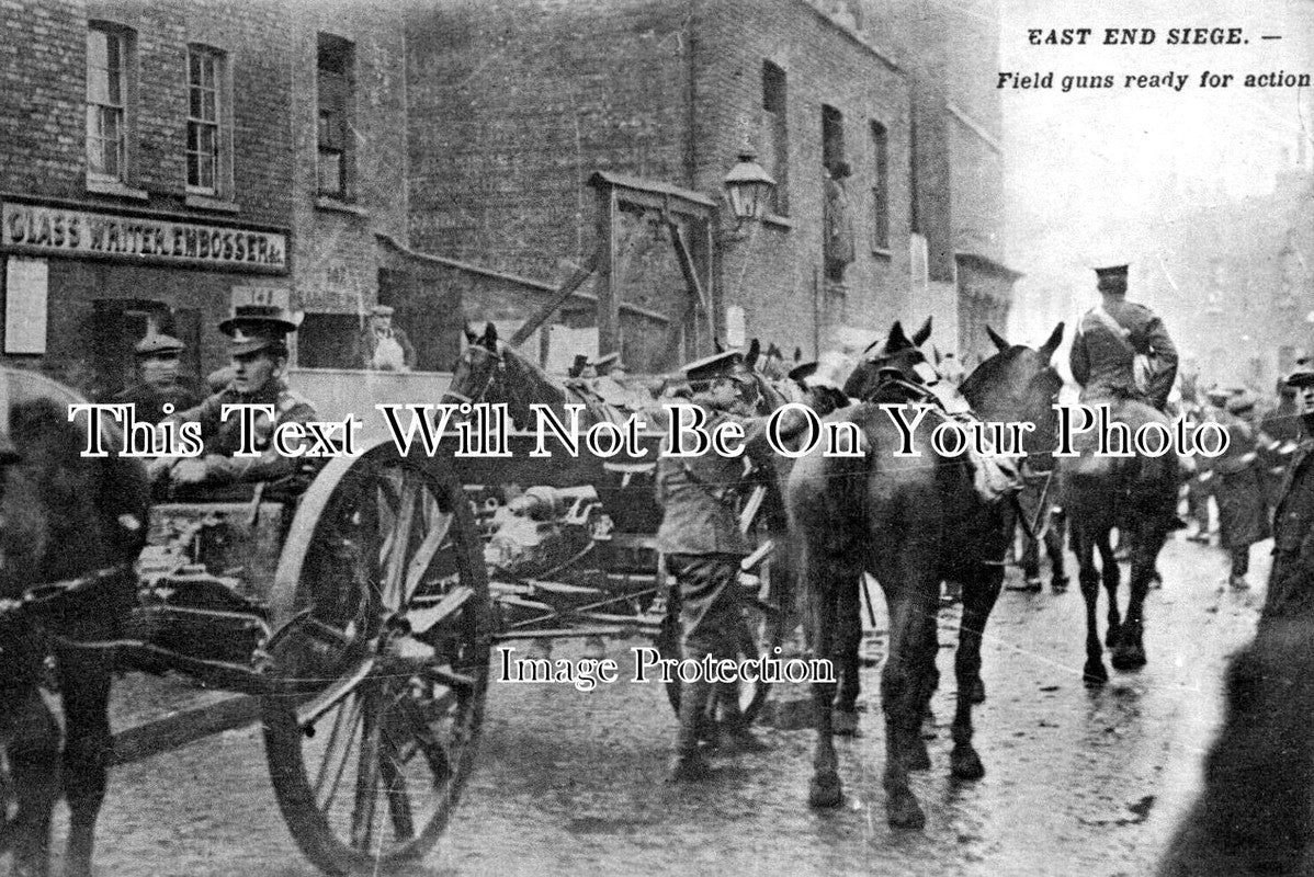 LO 5129 - East End Siege, Sidney Street, Stepney, London