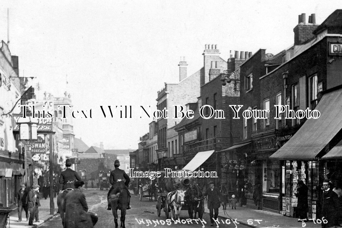 LO 513 - Wandsworth High Street, London c1912