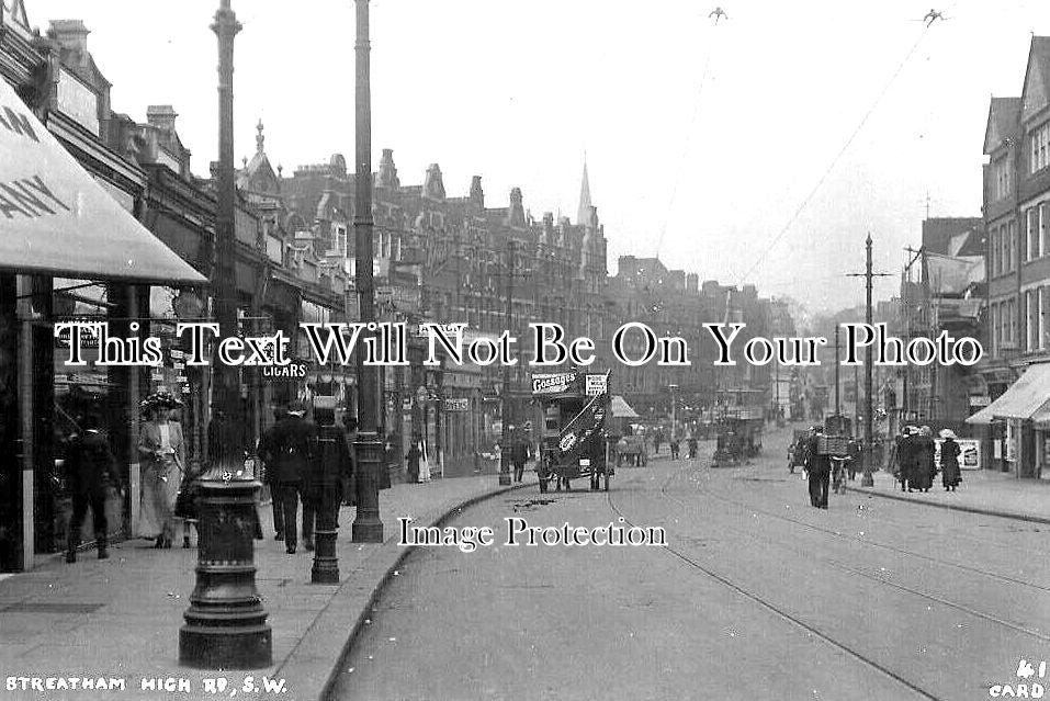 LO 5170 - Streatham High Road, London c1912