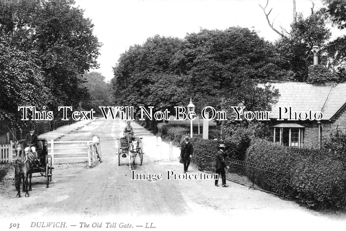 LO 5179 - The Old Toll Gate, Dulwich, London c1911