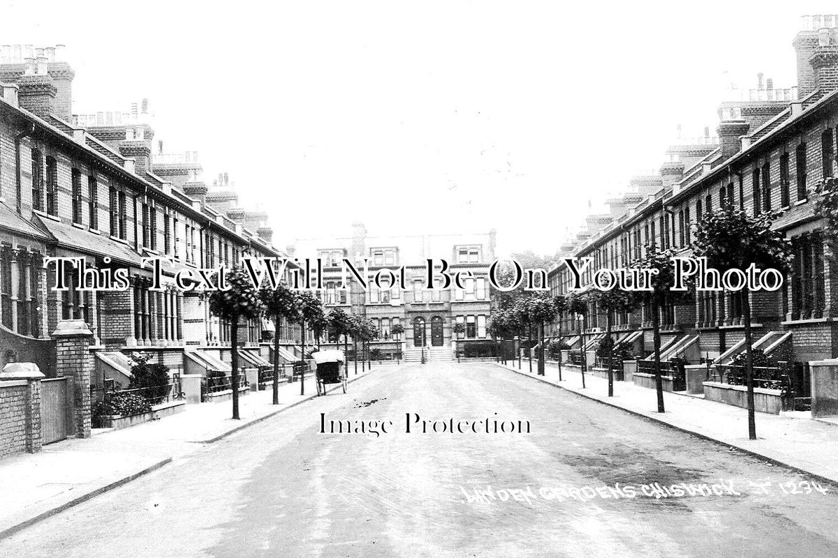 LO 5206 - Linden Gardens, Chiswick, Hounslow, London c1910
