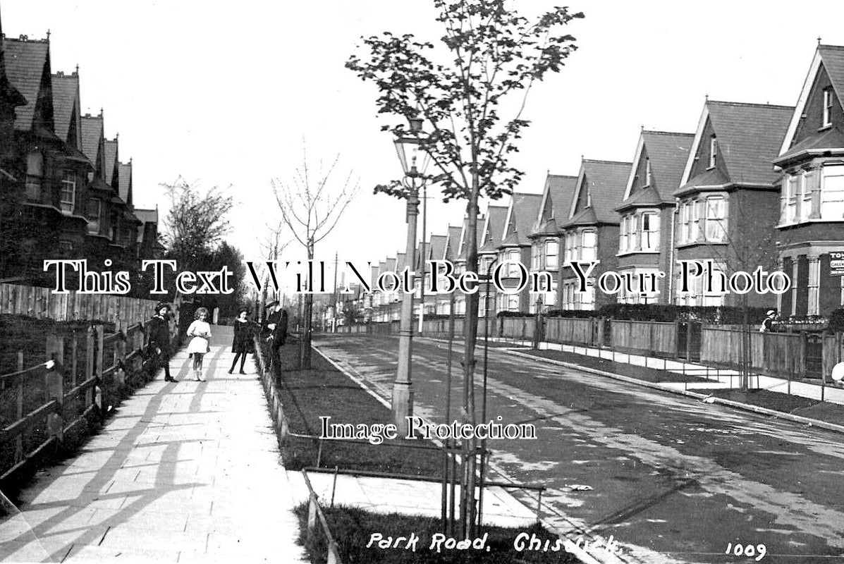 LO 5221 - Park Road, Chiswick, Hounslow, London c1919