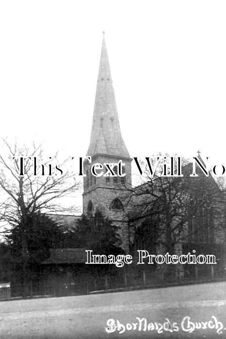 LO 5266 - Shortlands Church, Bromley, London c1927