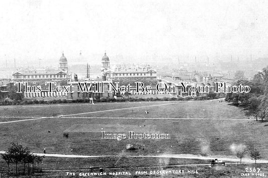 LO 5289 - The Greenwich Hospital From Observatory Hill, London c1910