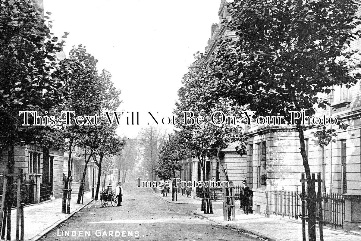 LO 5294 - Linden Gardens, Notting Hill, London c1908