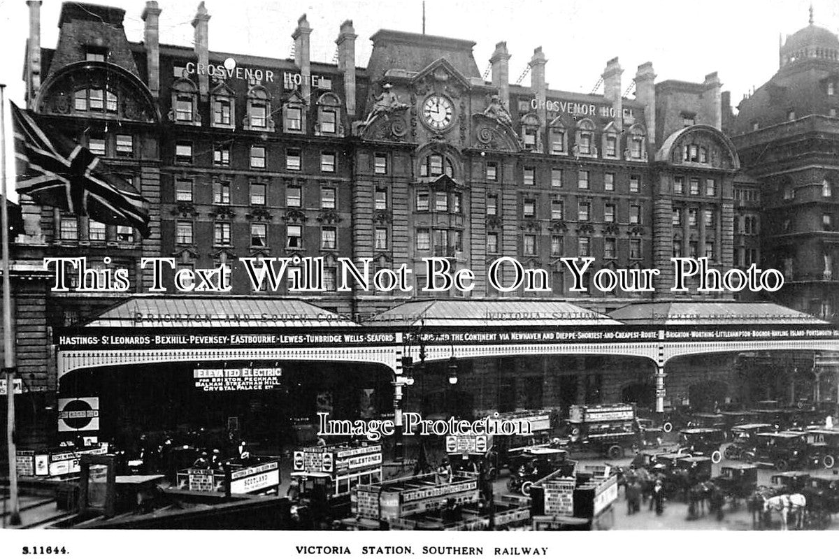 LO 5296 - Victoria Railway Station, London c1927